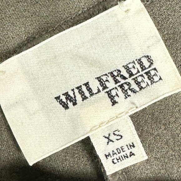 Aritzia Wilfred Free Daria Faux Suede Leggings Taupe High Rise Size XS‎ Minimal - Picture 4 of 14